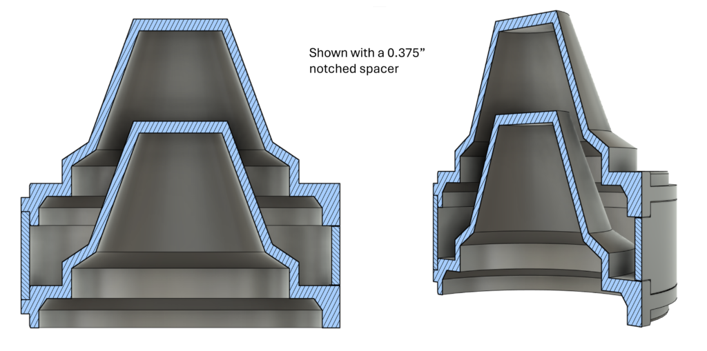 Hex Spring Retention 1.360″ Modular Valve Spring Retainers – XRT Engineered Solutions